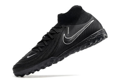 Nike Phantom Luna Elite NU TF High-Tops Football Shoes - Black/White/Blue