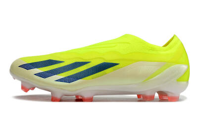 Adidas X Crazyfast+ Laceless FG Low-Tops Football Boots - Yellow/Blue/Red