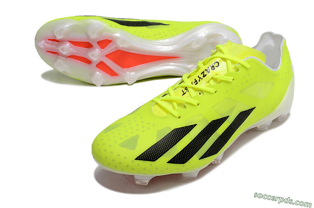 Adidas X Crazylight+ FG Low-Tops Football Boots - Yellow/Black/Red 3