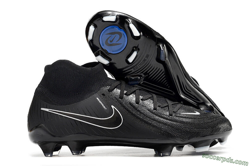 Nike Phantom Luna Elite FG High-Tops Football Boots - Black/White/Blue 1