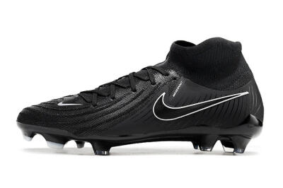 Nike Phantom Luna Elite FG High-Tops Football Boots - Black/White/Blue