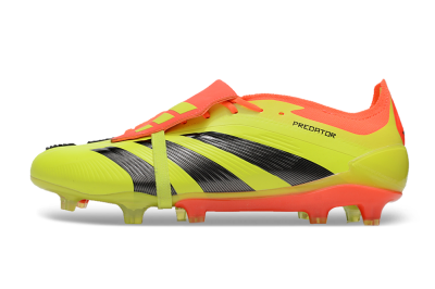 Adidas Predator Elite Foldover Tongue FG Low-Tops Football Boots - Yellow/Black/Red
