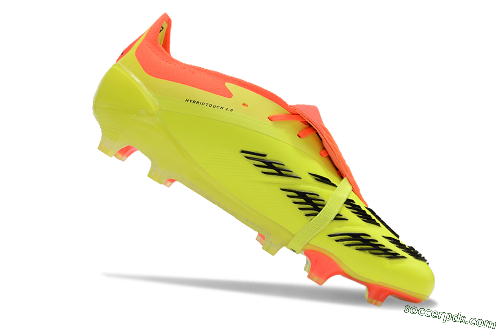 Adidas Predator Elite Foldover Tongue FG Low-Tops Football Boots - Yellow/Black/Red 4