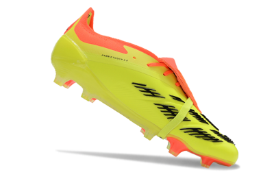 Adidas Predator Elite Foldover Tongue FG Low-Tops Football Boots - Yellow/Black/Red