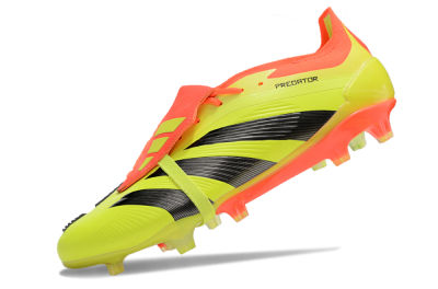 Adidas Predator Elite Foldover Tongue FG Low-Tops Football Boots - Yellow/Black/Red
