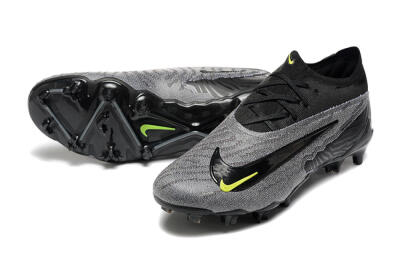 Nike Phantom GX Elite FG Low-Tops Football Boots - Black/Grey/Yellow