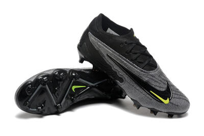 Nike Phantom GX Elite FG Low-Tops Football Boots - Black/Grey/Yellow