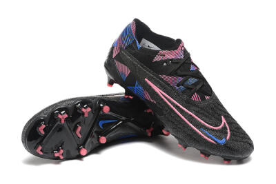 Nike Phantom GX Elite FG Low-Tops Football Boots - Black/Pink/Blue