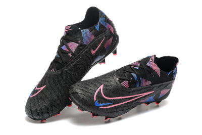 Nike Phantom GX Elite FG Low-Tops Football Boots - Black/Pink/Blue