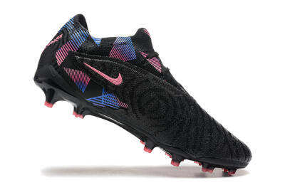 Nike Phantom GX Elite FG Low-Tops Football Boots - Black/Pink/Blue
