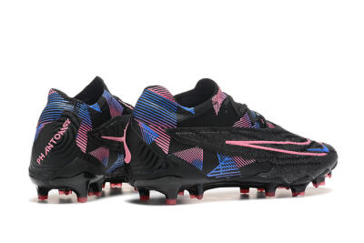 Nike Phantom GX Elite FG Low-Tops Football Boots - Black/Pink/Blue