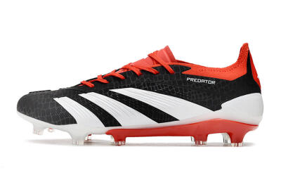 Adidas Predator Accuracy+ FG Low-Tops Football Boots - Black/White/Red