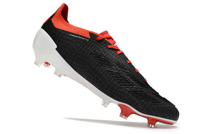 Adidas Predator Accuracy+ FG Low-Tops Football Boots - Black/White/Red