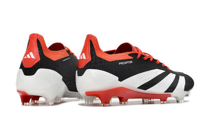 Adidas Predator Accuracy+ FG Low-Tops Football Boots - Black/White/Red