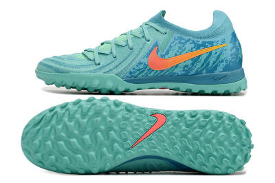 Nike Phantom Luna Elite TF Low-Tops Football Shoes - Jade/Orange/Yellow