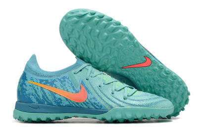 Nike Phantom Luna Elite TF Low-Tops Football Shoes - Jade/Orange/Yellow