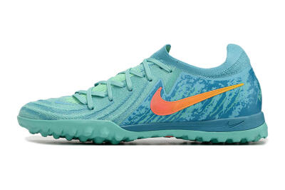 Nike Phantom Luna Elite TF Low-Tops Football Shoes - Jade/Orange/Yellow