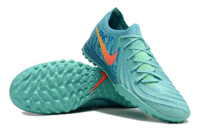 Nike Phantom Luna Elite TF Low-Tops Football Shoes - Jade/Orange/Yellow