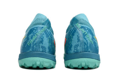 Nike Phantom Luna Elite TF Low-Tops Football Shoes - Jade/Orange/Yellow