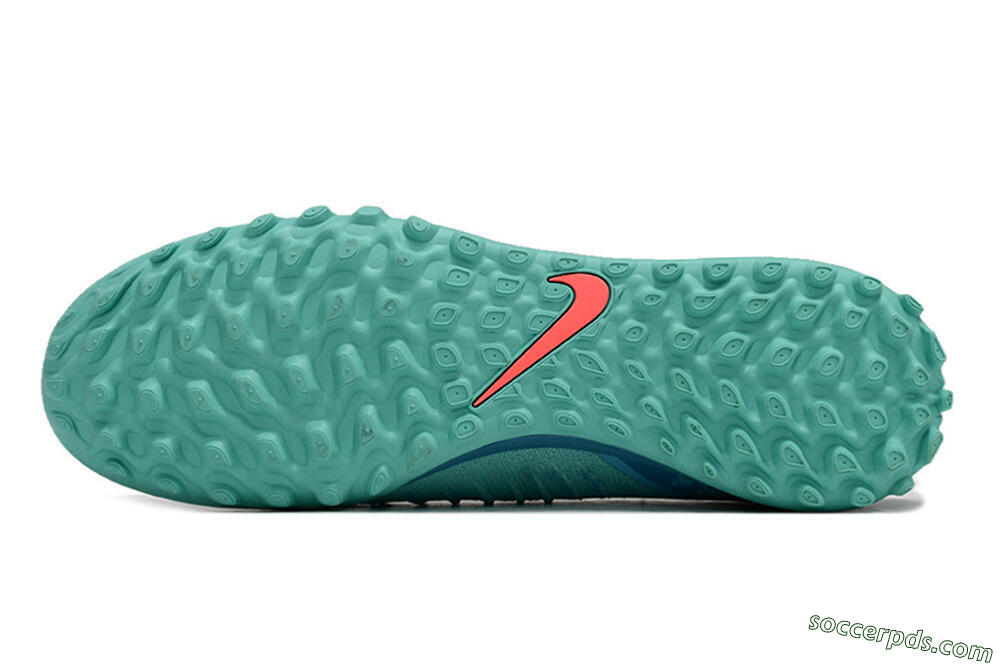 Nike Phantom Luna Elite TF Low-Tops Football Shoes - Jade/Orange/Yellow 6