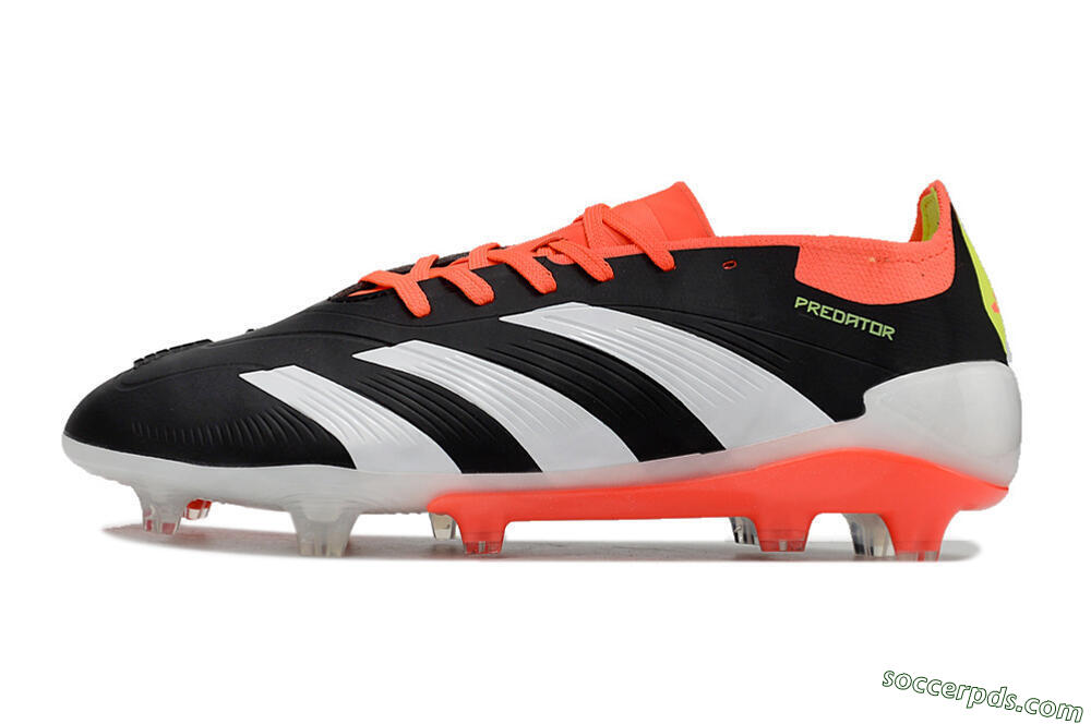 Adidas Predator Elite FG Low-Tops Football Boots - Black/White/Pink 2