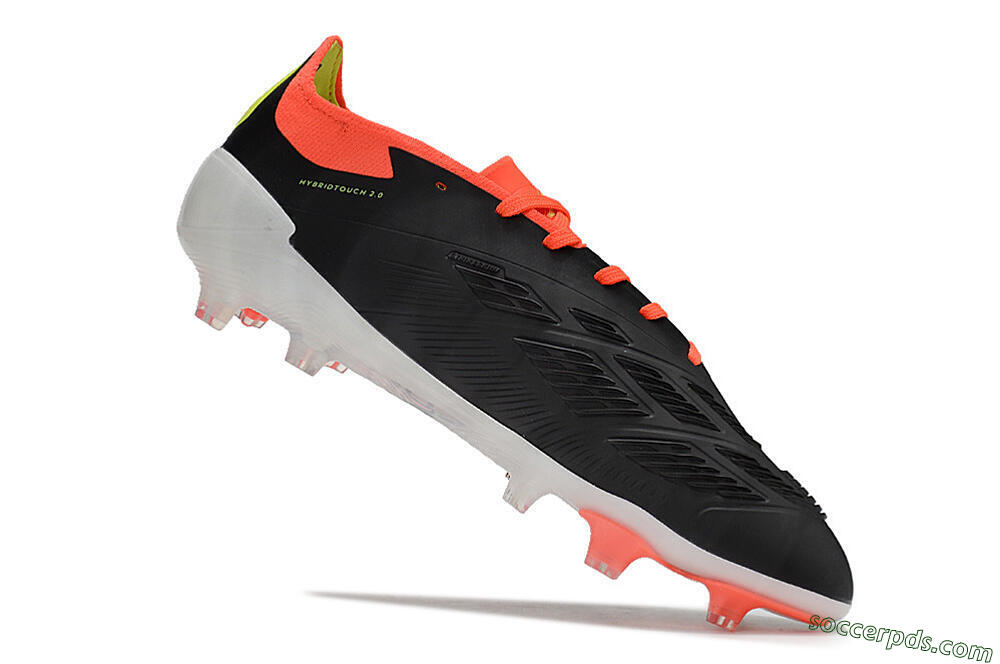Adidas Predator Elite FG Low-Tops Football Boots - Black/White/Pink 4