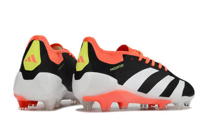 Adidas Predator Elite FG Low-Tops Football Boots - Black/White/Pink
