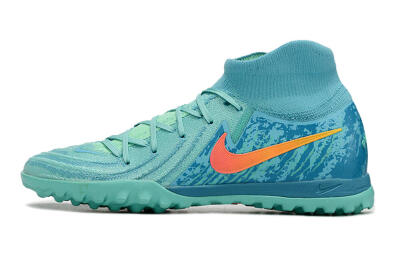 Nike Phantom Luna Elite TF High-Tops Football Shoes - Jade/Orange/Yellow