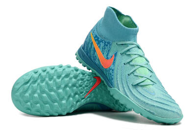 Nike Phantom Luna Elite TF High-Tops Football Shoes - Jade/Orange/Yellow