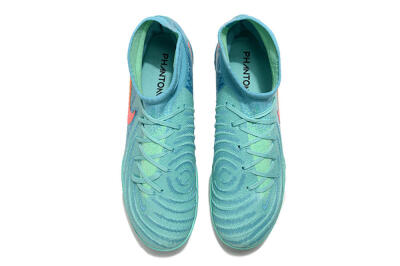 Nike Phantom Luna Elite TF High-Tops Football Shoes - Jade/Orange/Yellow