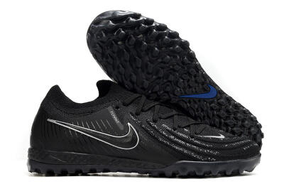 Nike Phantom GX 2 Elite TF Low-Tops Football Shoes - Black/White/Blue