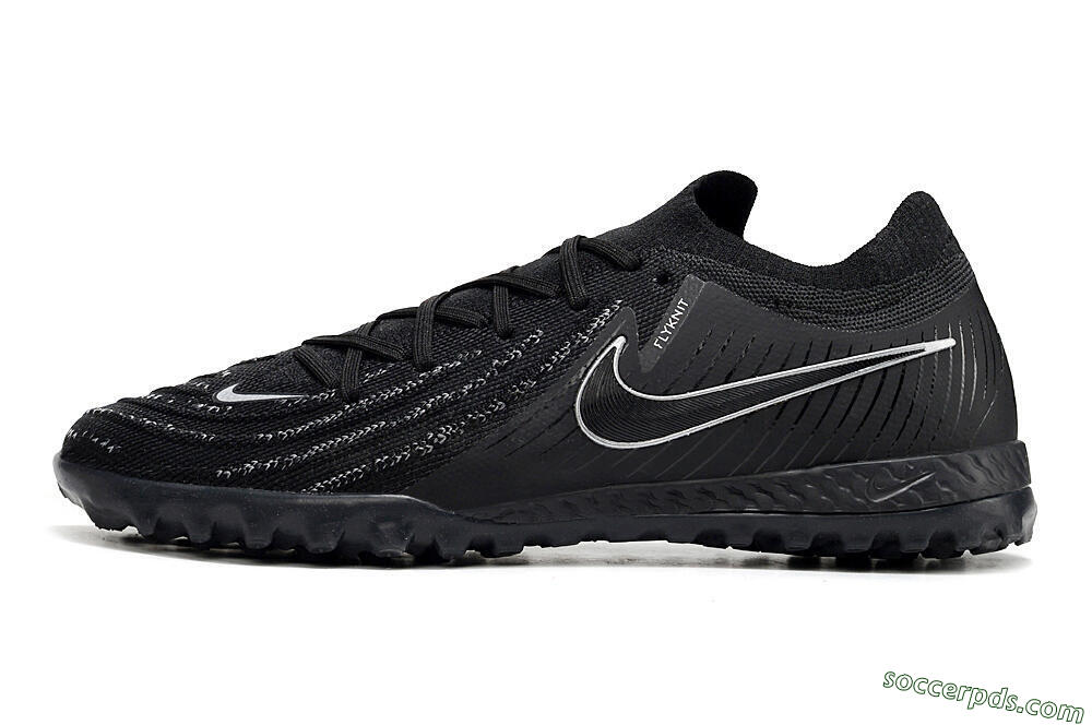 Nike Phantom GX 2 Elite TF Low-Tops Football Shoes - Black/White/Blue 2