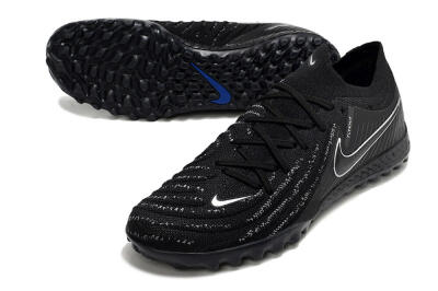 Nike Phantom GX 2 Elite TF Low-Tops Football Shoes - Black/White/Blue