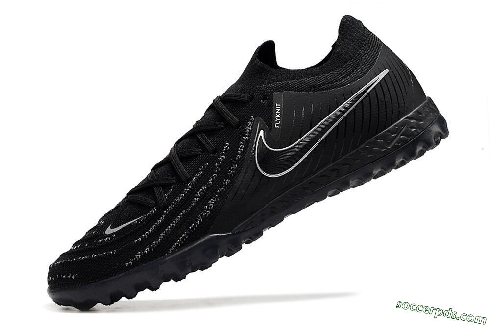Nike Phantom GX 2 Elite TF Low-Tops Football Shoes - Black/White/Blue 5