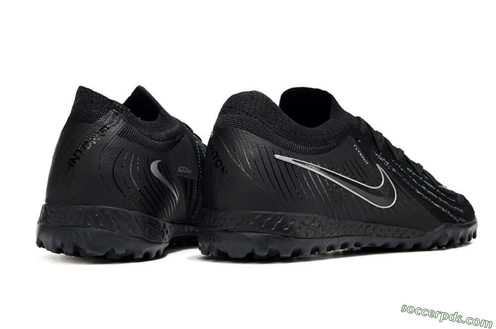 Nike Phantom GX 2 Elite TF Low-Tops Football Shoes - Black/White/Blue 6