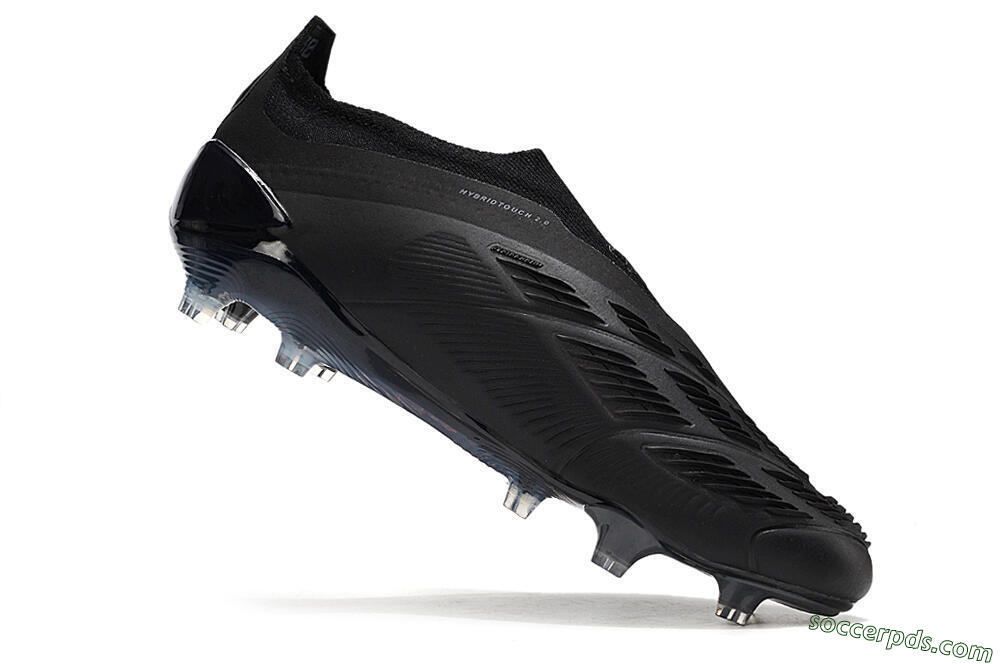 Adidas Predator Elite Laceless FG Low-Tops Football Boots - Black/Jade/Red 4