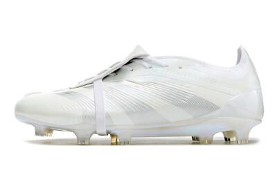 Adidas Predator Elite Foldover Tongue FG Low-Tops Football Boots - White/Silver
