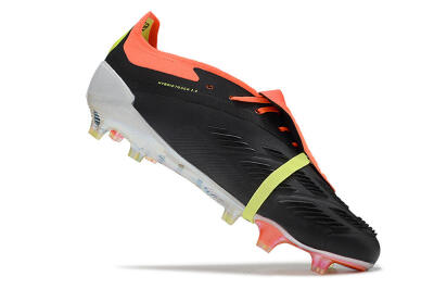 Adidas Predator Elite Foldover Tongue FG Low-Tops Football Boots - Black/White/Orange