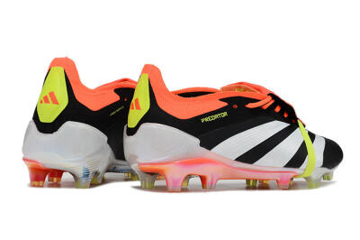 Adidas Predator Elite Foldover Tongue FG Low-Tops Football Boots - Black/White/Orange
