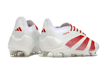 Adidas Predator Elite FG Low-Tops Football Boots - White/Red