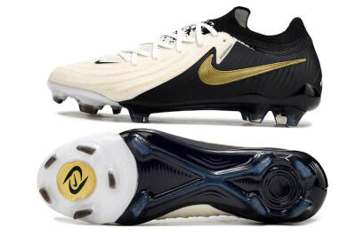 Nike Phantom Luna Elite NU FG Low-Tops Football Boots - White/Black/Gold