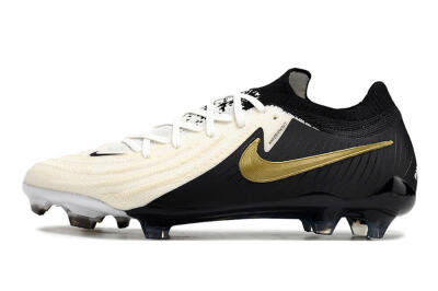 Nike Phantom Luna Elite NU FG Low-Tops Football Boots - White/Black/Gold
