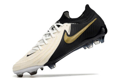 Nike Phantom Luna Elite NU FG Low-Tops Football Boots - White/Black/Gold