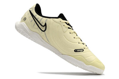 Nike Tiempo Legend 10 Academy IC Low-Tops Football Shoes - Beige/Black/White