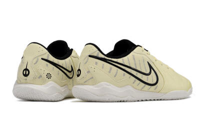 Nike Tiempo Legend 10 Academy IC Low-Tops Football Shoes - Beige/Black/White