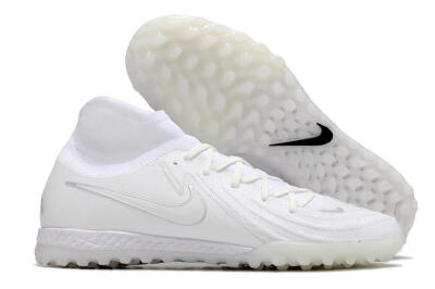 Nike Phantom Luna Elite NU TF High-Tops Football Shoes - White/Black