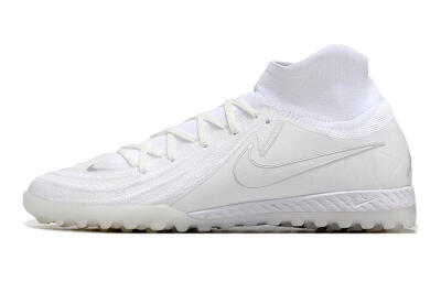Nike Phantom Luna Elite NU TF High-Tops Football Shoes - White/Black