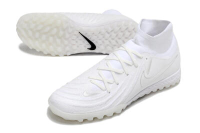 Nike Phantom Luna Elite NU TF High-Tops Football Shoes - White/Black