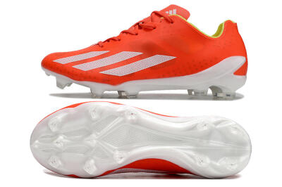 Adidas X Crazylight+ FG Low-Tops Football Boots - Red/White/Yellow