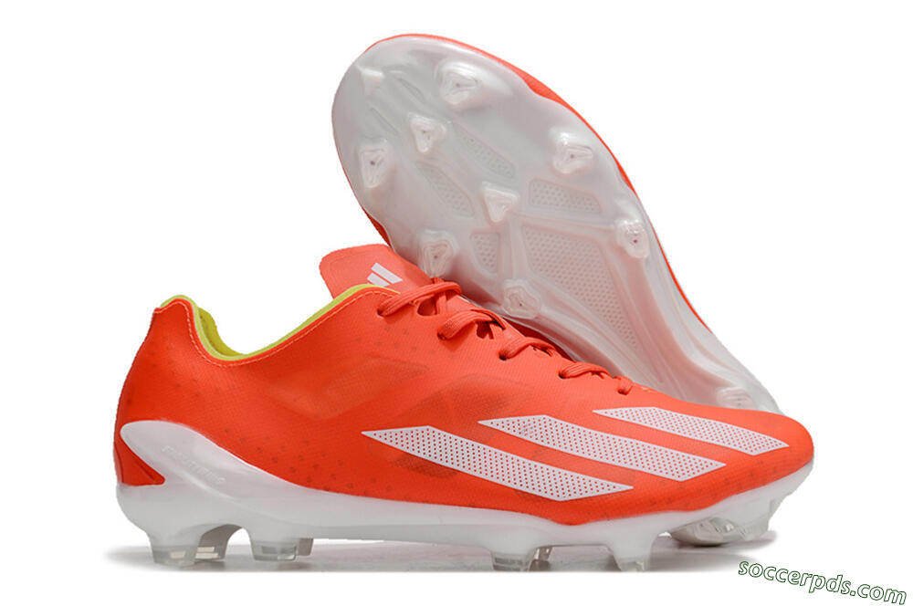 Adidas X Crazylight+ FG Low-Tops Football Boots - Red/White/Yellow 1